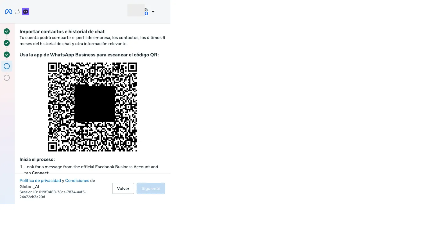 Escanea el código QR para vincular tu dispositivo